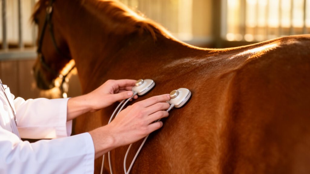 Bioresonanztherapie beim Pferd – sanfte Anwendung mit Elektroden in der Tierheilpraxis Elsner